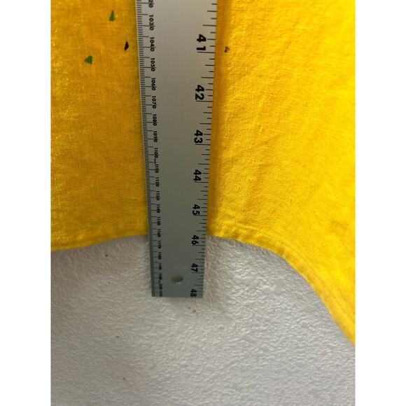 Sag Harbor 2 Piece Outfit Shacket And Tank Dress 10 P Linen Blend Flower Buttons - Picture 15 of 16